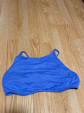 Roxy Electric Blue High-Neck Bikini Top